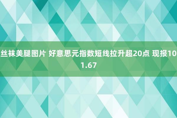 丝袜美腿图片 好意思元指数短线拉升超20点 现报101.67