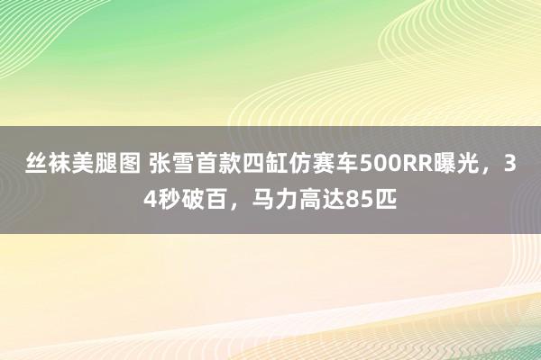 丝袜美腿图 张雪首款四缸仿赛车500RR曝光，34秒破百，马力高达85匹