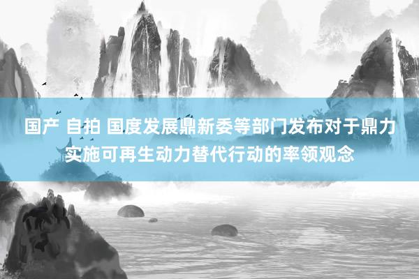 国产 自拍 国度发展鼎新委等部门发布对于鼎力实施可再生动力替代行动的率领观念